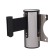 Wall block with exhaust ribbon-180cm, black, height-13.5cm, width 11cm