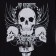 Men's T -shirt KAFTAN SKULL r. 56, black