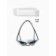 ONLYTOP swimming glasses, a set of nasal jumpers, black, mirror