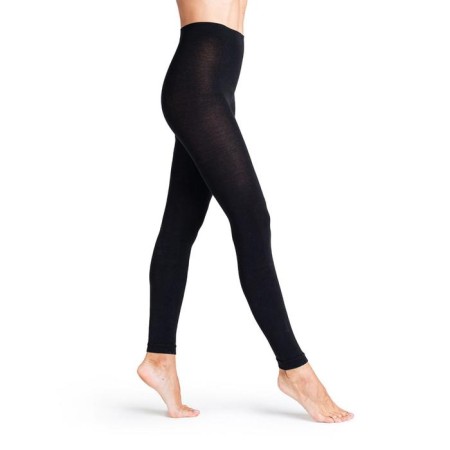 Women's Legins Minimi Pantacollant Cotone, 160 Den, size 4, Nero color