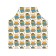 Apron of the kitchen with a photo print "Arachis paste", adjustable, size OS