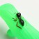 Toy squeezing "branch", 24 cm, green
