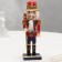 Nutcracker with a staff, red, 20 cm, wood