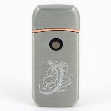 Electronic New Year's lighter "Cobra", for the New Year, Gray, 7.2 x 3.2 cm-1