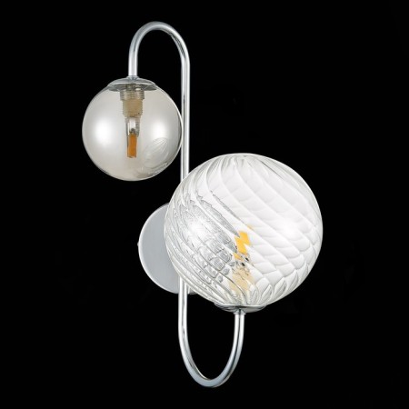 Sconces st. SL1124.101.02. Vinetto. 2x5 watts, G9, 4000k, 19.5x36 cm, chromium color-4