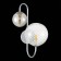 Sconces st. SL1124.101.02. Vinetto. 2x5 watts, G9, 4000k, 19.5x36 cm, chromium color