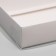 Confectionery packaging, white with PVC lid, 18 x 10 x 3 cm
