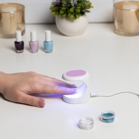 Luazon Luf-07, UV/LED, 16 W, 3 diodes, for Tips, USB, White-1