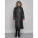 Coat insulated winter female, size 42, black color