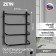 Electric towel Zein PE-07 "Bridge", 500x600 mm, 4 crossbars, black