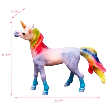 Figure "World of Fantasy: Violet foal for the unicoride with color mane"-2