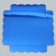 Cookie box, confectionery packaging with PVC lid, “blue”, 15 x 15 x 3 cm