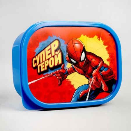 Lunch-Box rectangular, 500 ml, spider-spider "superhero" mix
