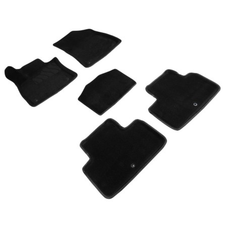 3D mats for Infiniti QX50 II, 2018- Black, kit