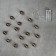 Garland “thread” 1.6 m with nozzles “balls with golden confetti”, ip20, silver thread, 15 LED, glow warm white, AAX2