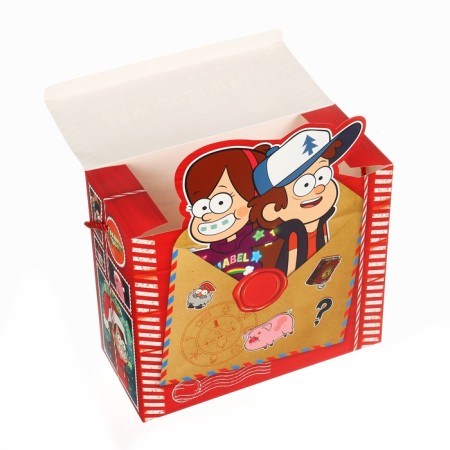 Package-Korobok, New Year, 27 x 23 x 12 cm, gravity farz-5