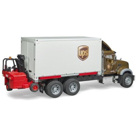 Mack Mack "UPS Van, with a loader and pallets-2