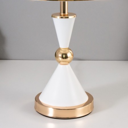 Elizabeth table lamp E27 40W white-gold 25x25x37 cm Risalux-5