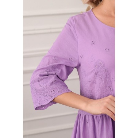 Female dress, size 50, purple color-15