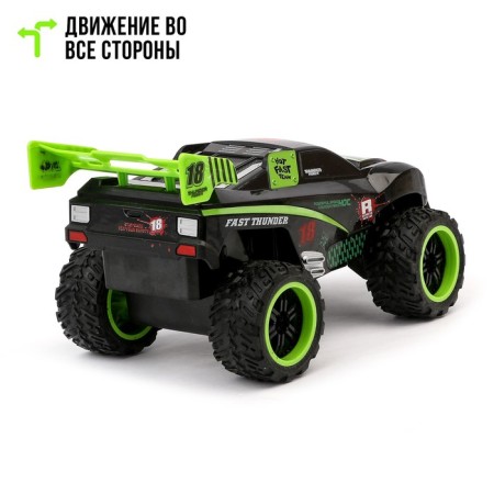 Radio -controlled jeep "Bigfoot", light effects-3