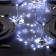 Girlyanda "Mishura" 2 m Rosa, IP20, silver thread, 100 LED, white glow, USB