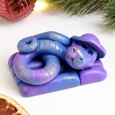 New Year. Symbol 2025. Figure soap 