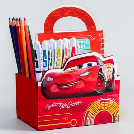 Organizer for the office, 15x10x8 cm, cars-2