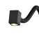 Bra Mantra Boavista, Led, 3W, 185lm, 3000k, 335x40x90 mm, black color