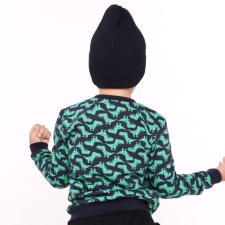 Children's hat, black color, size 48-52-2