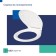 IDDIS 010PP00M31 toilet seat, polypropylene, white