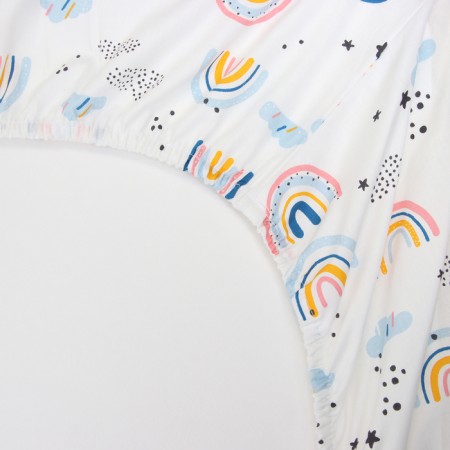 Lovelife bedding set "Rainbow" 112*143 cm, 60*120+20 cm, 40*60 cm, satin, 100% cotton-3