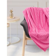 Плед Cubes pink, размер 150х200 см, цвет розовый