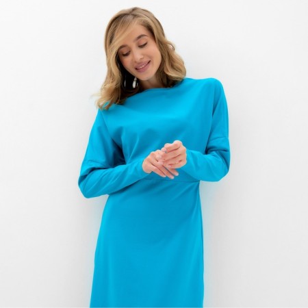 Dress female knitwear minku: Basic line Mint color, river 48-1