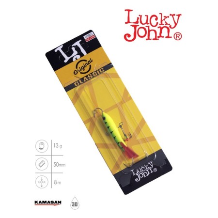 Balancir Lucky John Classic 5 + tee, 5 cm, color 36rt blister-5