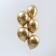 Latex ball 12 "" With a housewarming ", chrome, set of 50 pcs., Colors gold