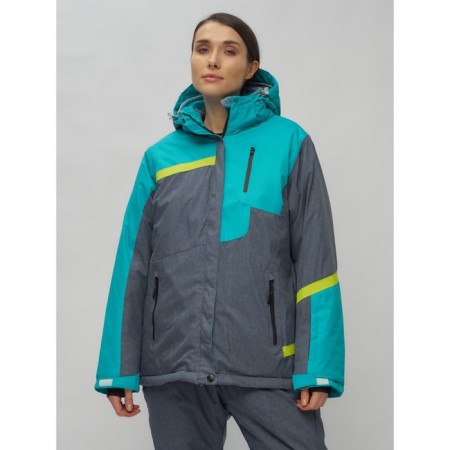 Ski suit female, size 58, green color-28