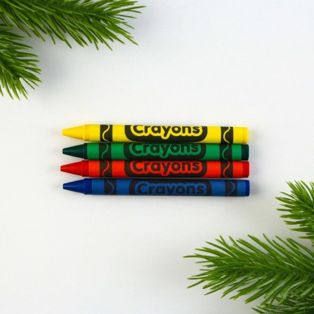 Gift New Year's Set: Funny and Wax crayons "On New Year's Eve only forward!"-10