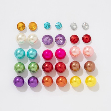 Pusets 15 pairs "minimal" balls d = 5-10 mm, color-3