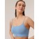Female top on thin adjustable straps Mirey, size 48, blue color