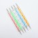 Dots are bilateral, 5 pcs, 13 cm, d = 0.5/1/1.5/2/3 mm, multi -colored