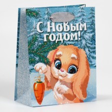 Laminated vertical packet “With love for you”, 12 x 15 x 5.5 cm, New Year