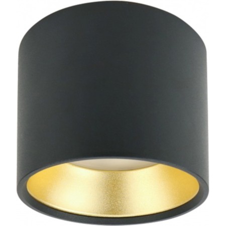 Lamp 1x12W GX53 9.6x9.6x8 cm, black/gold-1