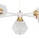 Lamp with PDU "Inter" 8xLED 40W white 84x52x18-118 cm