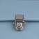 Bag Fraille, 2.5 × 3.1 cm, silver color