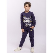 Set: T-shirt, trousers, height 164 cm, dark blue color