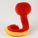Soft New Year's toy "Snake", red