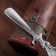 Spoon for shoes "pattern" aluminum 26x5x1 cm