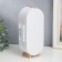 Casket Case for jewelry Plastic "Oval" white 23.5x6.5x11.5 cm
