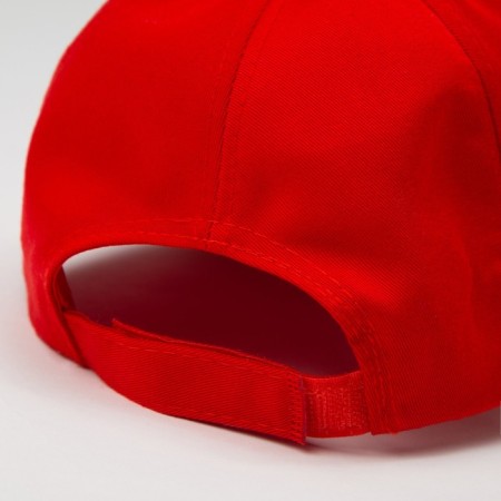 Monophone baseball cap, size 58, red color-5
