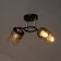 Galion chandelier 2he27 40W black and gold 48x26 cm
